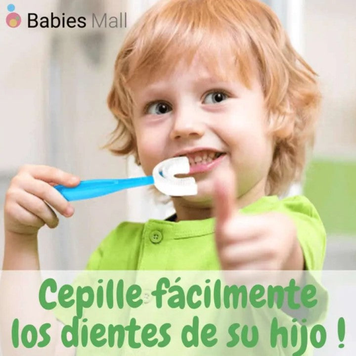 Cepillo de dientes en forma de U para niños